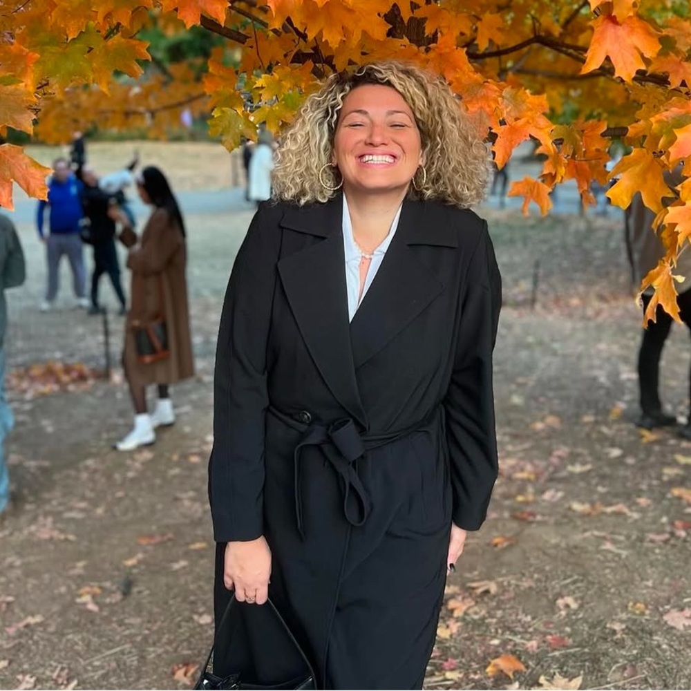 Stylish Black Trench Coat